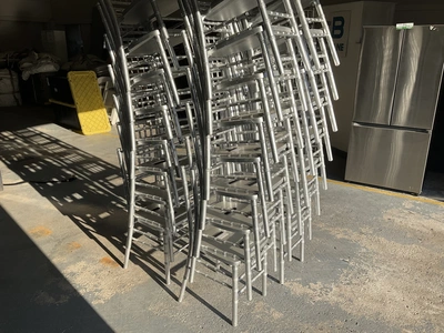 Used 24 WOODEN CHAIRS Party/Banquet Supplies Michigan US | Miedema Asset Management Group #1761435