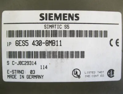 NEW Siemens Simatic 6ES5 430-8MB11