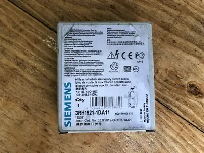 USED SIEMENS 3RH1921-1DA11