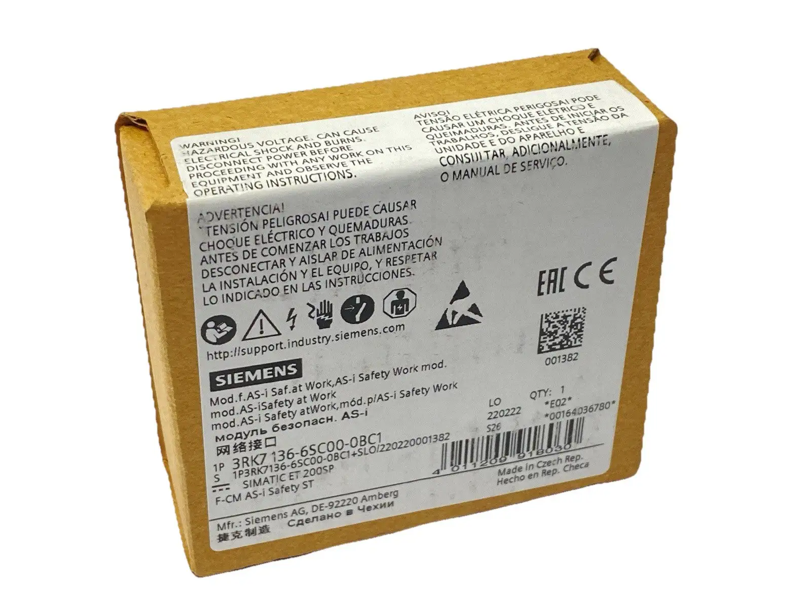 NEW SIEMENS SIMATIC ET 200SP SAFETY COMMUNICATION MODULE