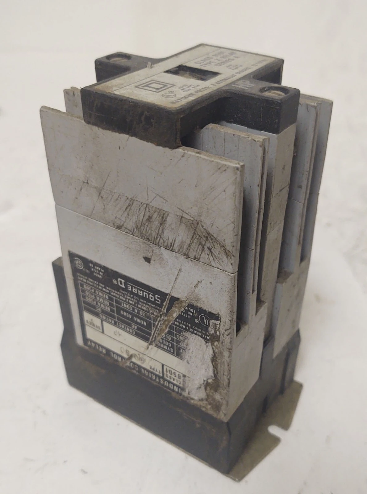 🔥Square D Class 8501 Type X Industrial Control Relay, Coil Rating 24V/60
