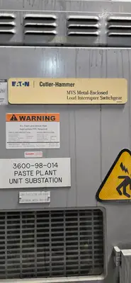 Used EATON CUTLER-HAMMER MVS Switchgears British Columbia CA | Lenmark #1426969