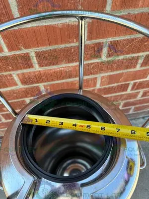 USED ALLOY PRODUCTS 20 LITER STAINLESS STEEL PROCESS / PRESSURE VESSEL 80 PSI