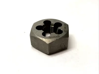 03866811 | Interstate  Metric Hexagon Rethreading Die Carbon Steel 12.0 x 1.25mm - New