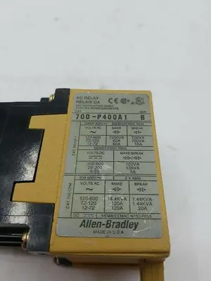 Used AB SECURITY DIRECT DRIVE AC RELAY Relays & Switches Michigan US | ND Industrial Surplus #1208330