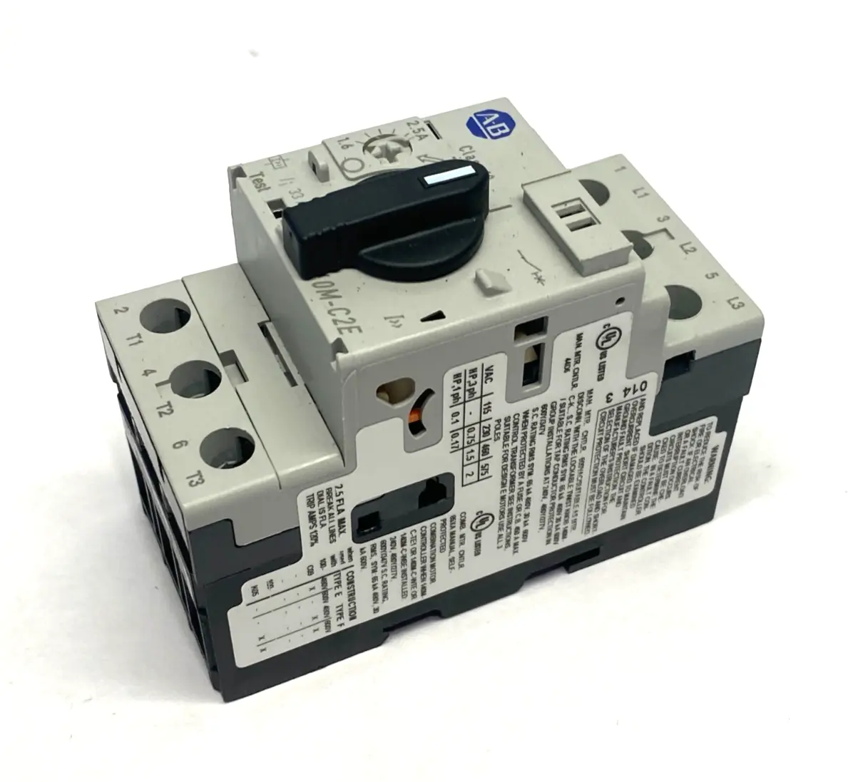 USED ALLEN-BRADLEY SER. C MOTOR PROTECTION CIRCUIT BREAKER