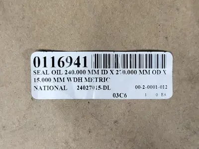 240 mm x 270 mm x 15 mm Oil Seal (Pack of 2)
