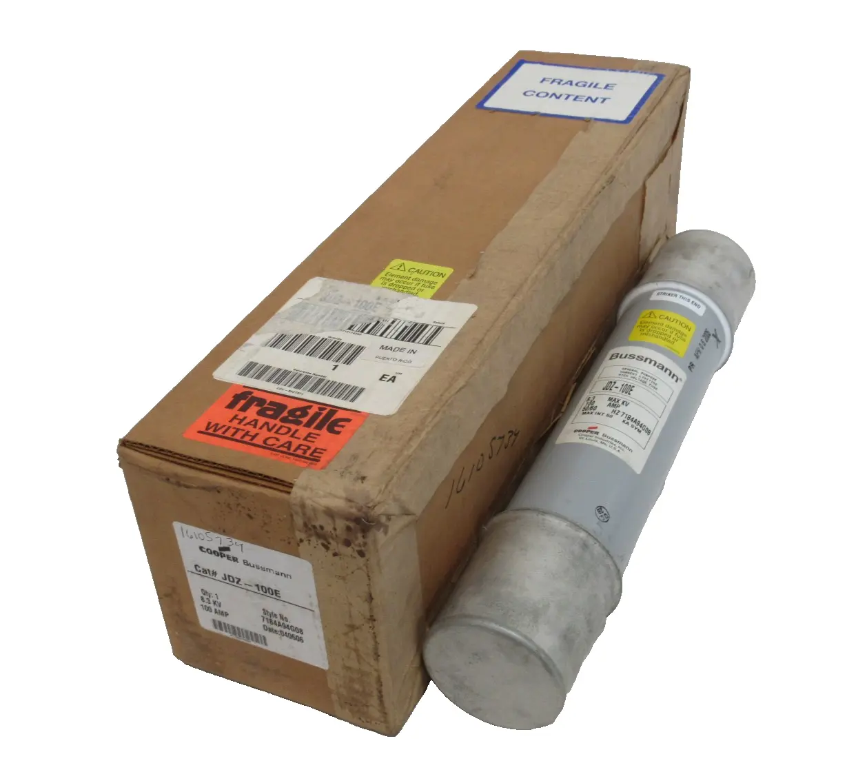 NEW COOPER BUSSMANN JDZ-100E FUSE 100A 8.3KV JDZ100E