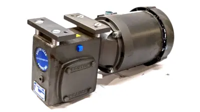 110047.00,F721B-40K-B5-J | Leeson 110047.00 Electric Motor w/Boston Gear F721B-40K-B5-J - Used