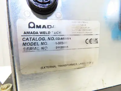 Amada CD-A1000A Weld Teck Transformer for Discharge Welder Spot Dual Pulse
