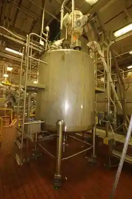 1000 gal feldmeier stainless steel tank