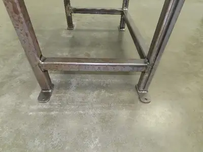 3/8" Steel Top Machine Base Welding Table Work Bench 36x24" Top 33" H