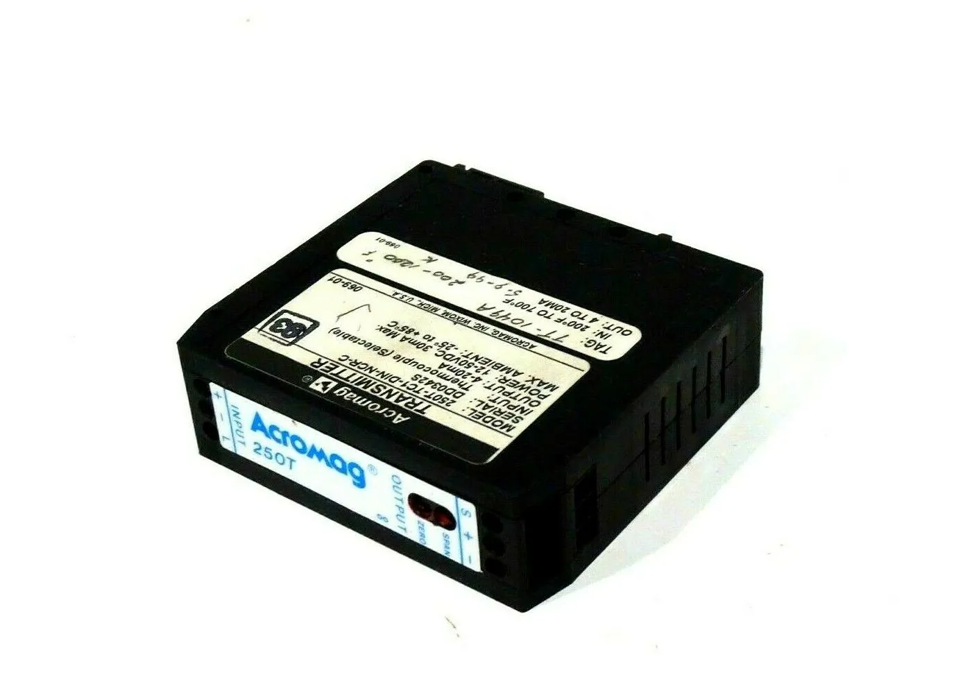 USED ACROMAG 250T-TC1-DIN-NCR-C TRANSMITTER 250TTC1DINNCRC