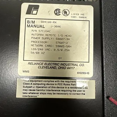 USED RELIANCE 57C330C