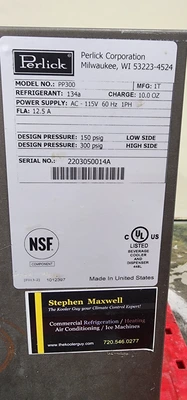 SED Perlick PP300 Power Pak line chiller| 1/2 HP Glycol Chiller | Up to 250 Ft Lines
