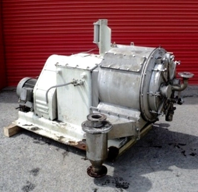 (3) Krauss-Maffei SZ 50 2-stage pusher centrifuges, 316SS.