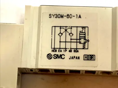 USED SMC DOUBLE CHECK SPACER WITH RESIDUAL PRESSURE RELEASE