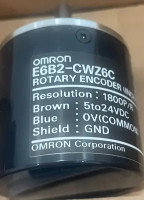 NEW OMRON E6B2-CWZ6C ROTARY ENCODER E6B2CWZ6C 1800P/R 0.5M