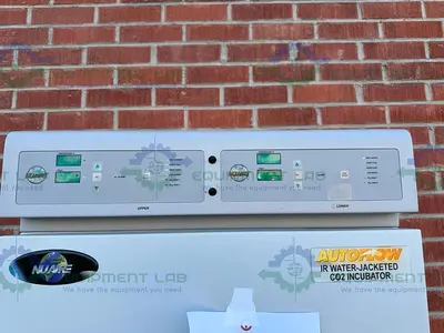USED NUAIRE NU-8700 AUTOFLOW IR WATER JACKETED CO2 DUAL STACKED INCUBATOR