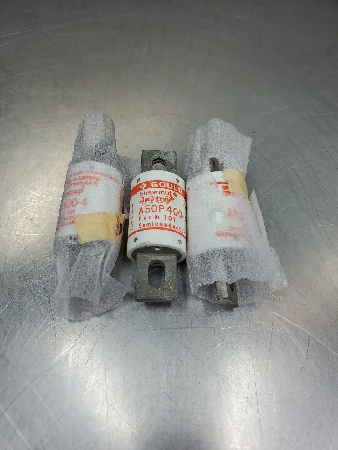 FERRAZ SHAWMUT A50P400-4 SEMICONDUCTOR FUSES, 400A 500VAC/450VDC. 4D-37