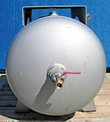Manchester 60 Gallon Air Tank Vessel 200 PSI with Pressure Gauge for Compressor