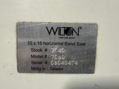 Used WILTON 7040 Horizontal Band Saws Ohio US | CW WOOD MACHINERY #1281290