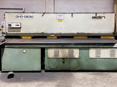 Used 1985 ADIRA GHS-0630 Power Squaring Shears (Inch) Illinois US | Machine Factory Outlet #1262752