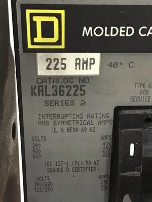 USED SQUARE D KAL36225