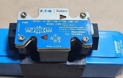 New | in-Stock Eaton Vickers DG4V-3-8C-VM-FTWL-B6-61 Valves/Fittings Indiana US | J&J Industrial Supply #500598
