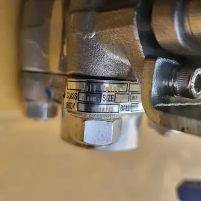 1" Class 800 Ball Valve API 608