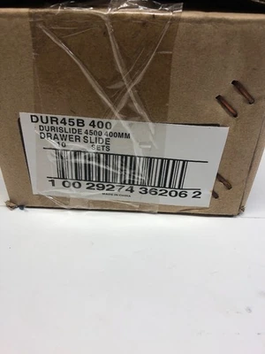 DUR45B DuriSlide 15.75” Full Extension Side Mount Ball Bearing “Box Of 10”