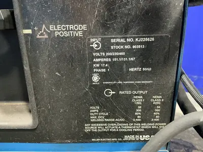 Used MILLER SYNCROWAVE 350 LX Tig Welders Ohio US | HGR 24 #1411948