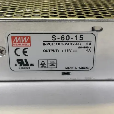 Used MEAN WELL S-60-15 Miscellaneous Equipment (Electrical & Power) | Surplus Asset Holdings #1195191