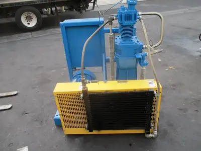 20 HP Hycomp, Boost Compressor, Nitrogen/Air/Gas Pressure Booster, 300-600 psi, 20-60 scfm