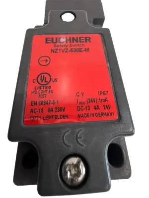 NEW EUCHNER NZ1VZ-538E-M SAFETY SWITCH 085676 NZ1VZ538EM