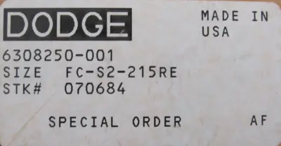 NEW DODGE FC-S2-215RE FLANGE MOUNT BEARING 070684 FCS2215RE