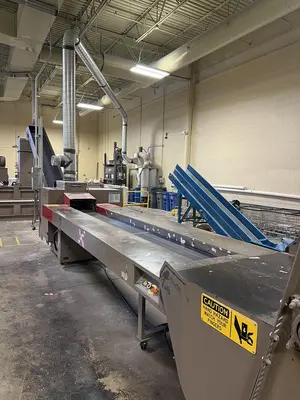 USED ALLEGHENY SHREDDING SYSTEM WITH BALER SHREDDING SYSTEM