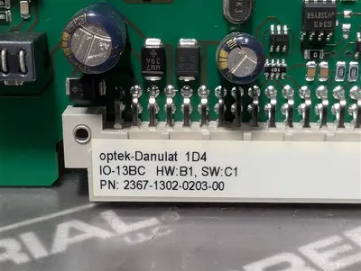 Optek IO-13BC Photometric Converter Input / Output Board 2367-1302-0203-00 Used