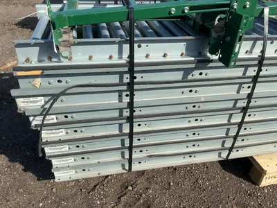 (8) 10’ Sections of Roller Conveyor, 24” wide, approx. 21.5” wide rollers, come with (8) adjustable ...