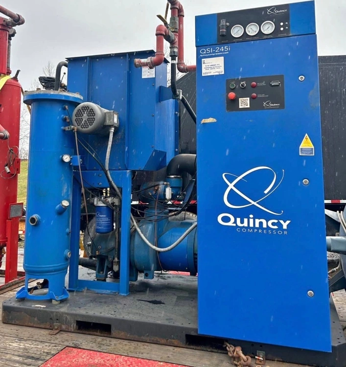 Used 2007 QUINCY QSI-245i Rotary Screw & Sliding Vane Air Compressors Massachusetts US | ARC Equipment Corp #894280