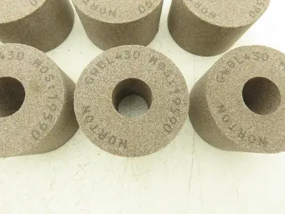 Norton Abrasives GWBL430 Grinding wheel 7/8" Bore 1-1/2"Wide 2-1/2"OD Lot of 19