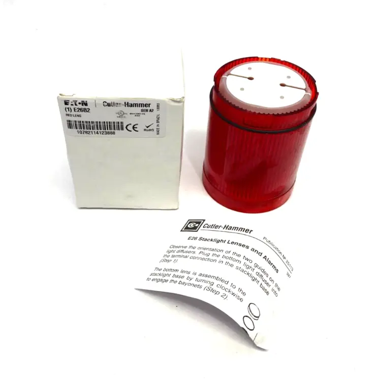 Used EATON CUTLER-HAMMER INCANDESCENT STACK LIGHT LENS RED SER. A2 Lighting | Maverick Industrial Sales #1107462