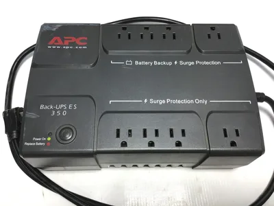 APC Back-UPS ES 350 – BE350R Backup Battery Surge Protection 120V 12A 60Hz 200W