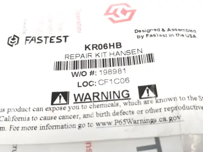NEW FASTEST KR06HB, 3/8" HANSEN