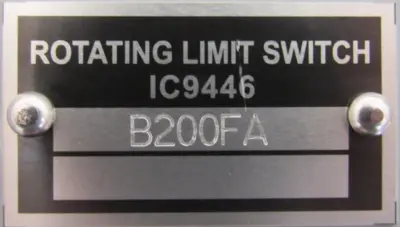 NEW GENERAL ELECTRIC IC9446B200FA ROTARY LIMIT SWITCH