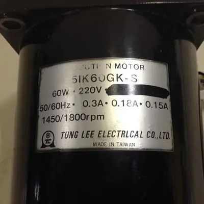 USED TUNG LEE ELECTRICAL 5IK60GK-S