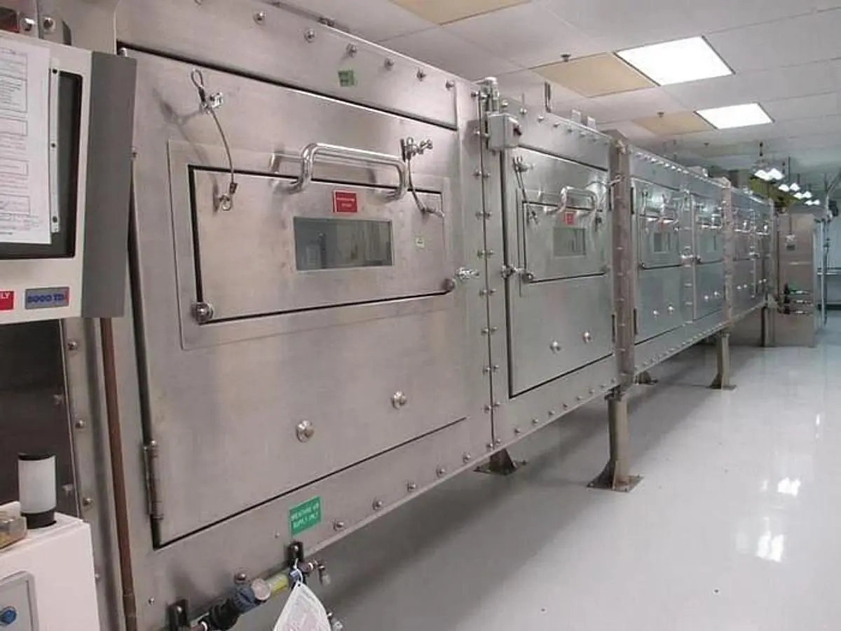 14" WIDE STAINLESS STEEL FLOATATION DRYER SECTION - 30FT LENGTH - 400 DEGREES