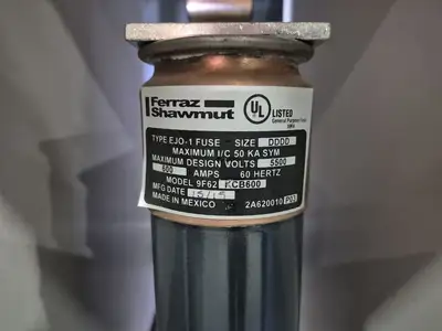 Double Fused Interrupter Switch 5 kV, 4160 Volts & Conduit Cabinet