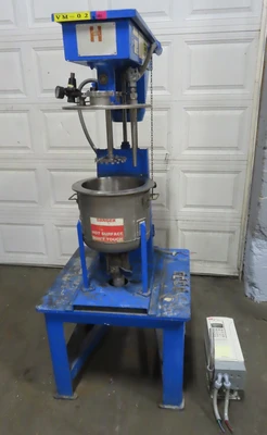 2 HP Hockmeyer Disperser, 5 gallon, stainless steel, jacketed, vacuum