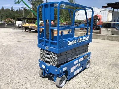Used 2007 GENIE GS-1930 ELECTRIC SCISSOR LIFT Scissor Lifters Alberta CA | Adcock Equipment #1418060